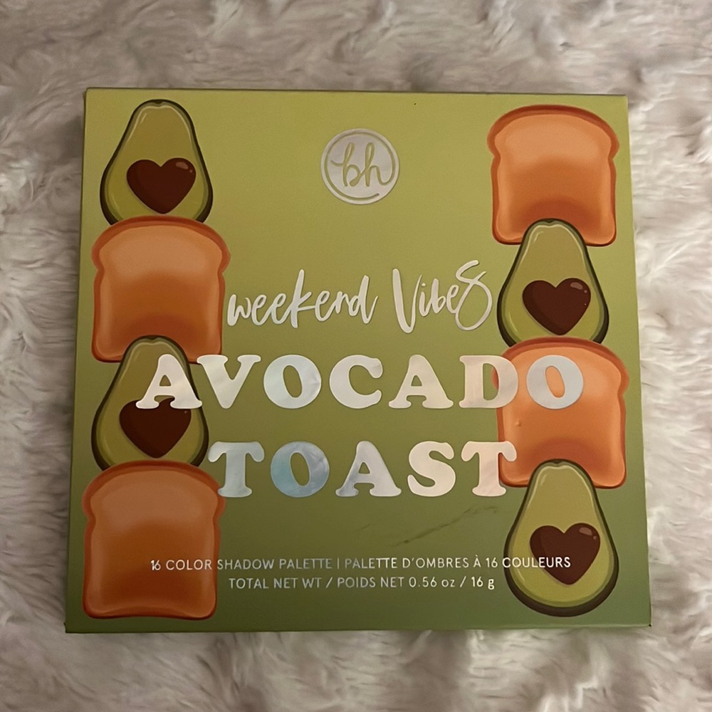 bh Avocado Toast Eyeshadow Palette